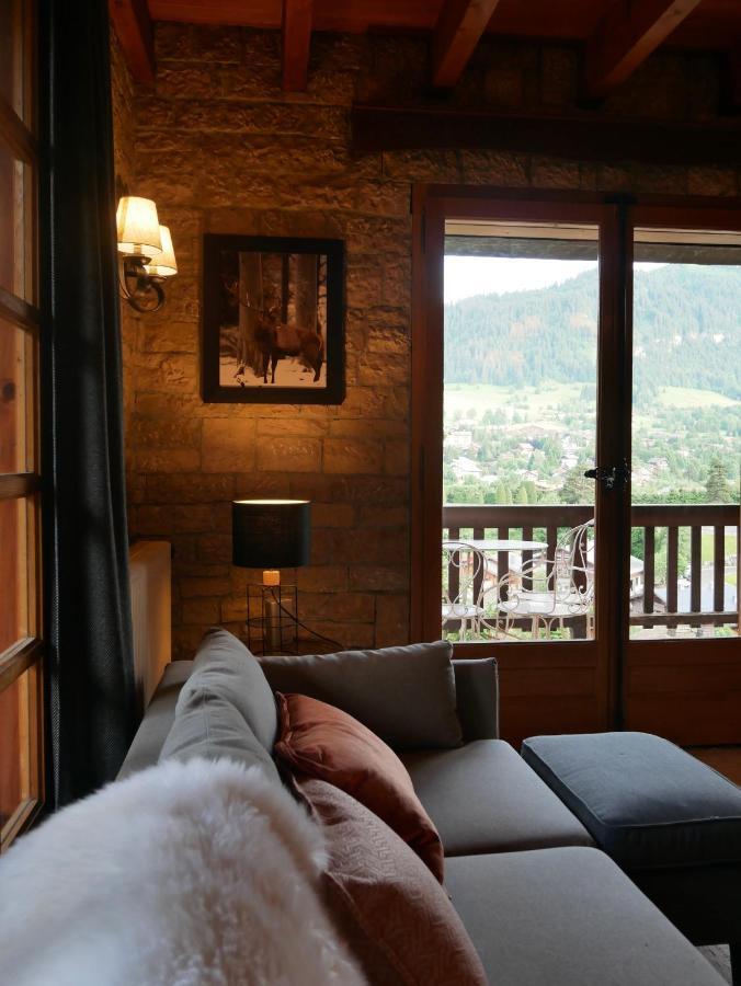 Chalet Horizon Blanc Megève Esterno foto