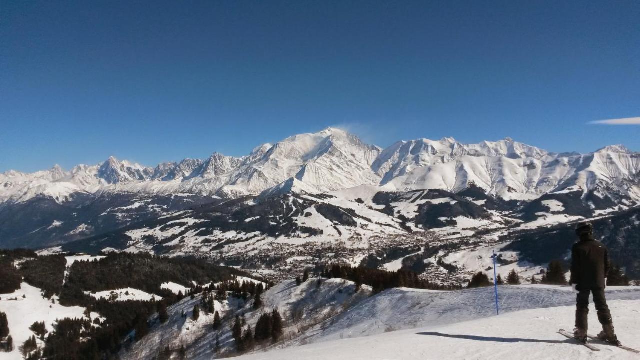 Chalet Horizon Blanc Megève Esterno foto