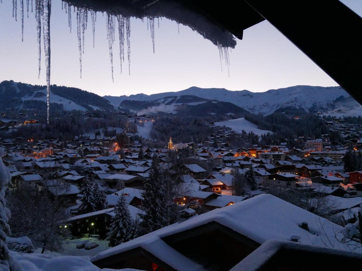 Chalet Horizon Blanc Megève Esterno foto